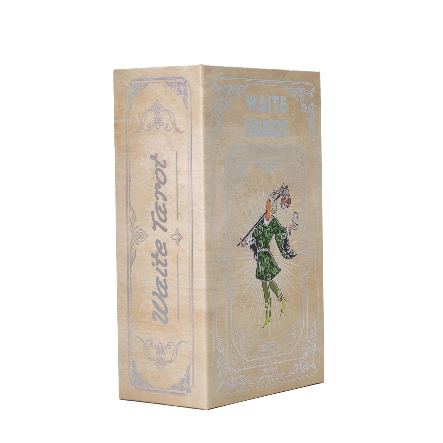 Silver Metallic Waite Tarot Card Set - with Guidebook