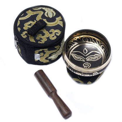 Mini Singing Bowl Gift Set – Black