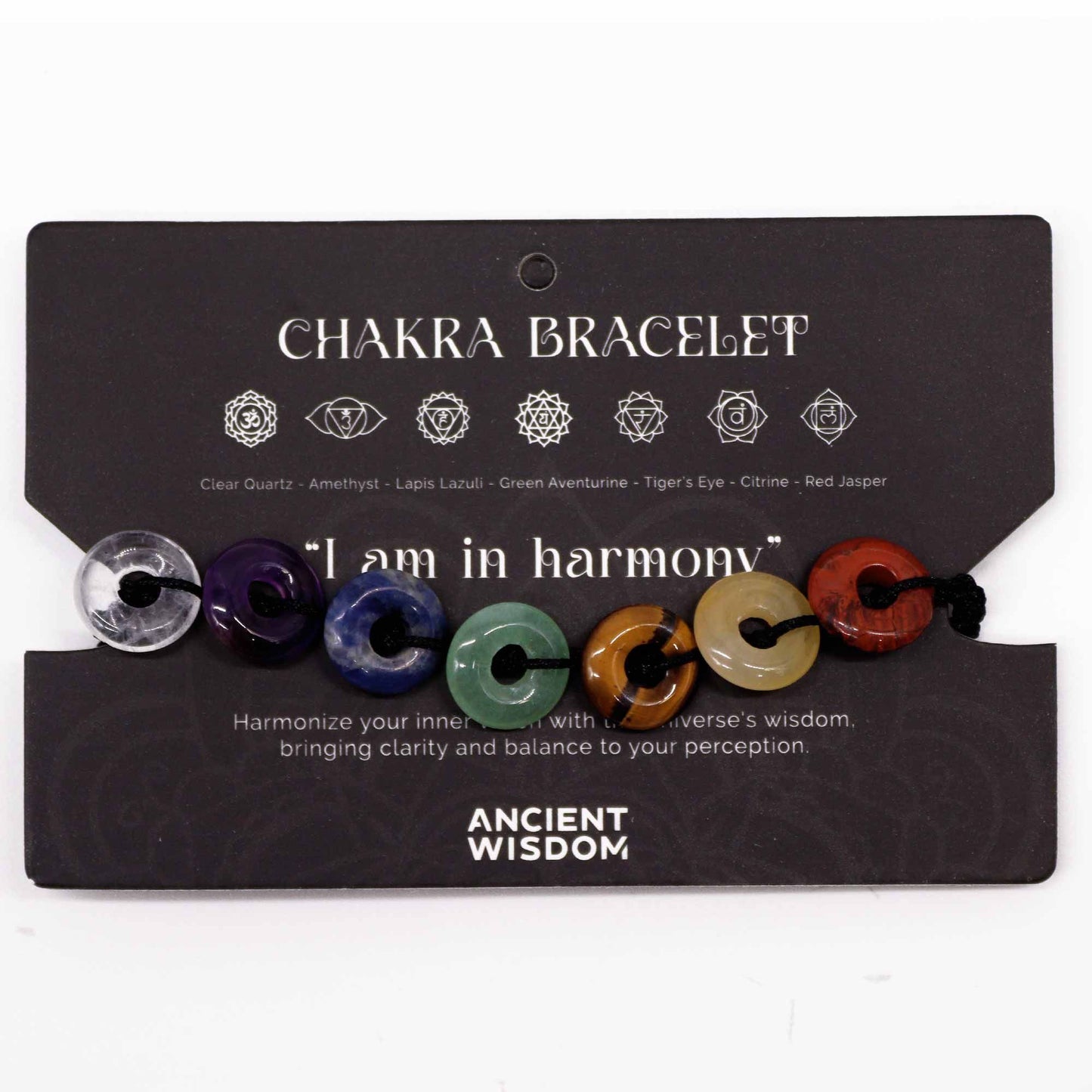 Chakra string bracelets – mini doughnuts