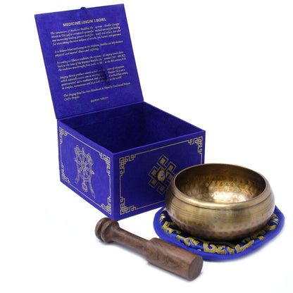 Medicine Buddha Singing Bowl Set, 10 cm (min. 500 g)