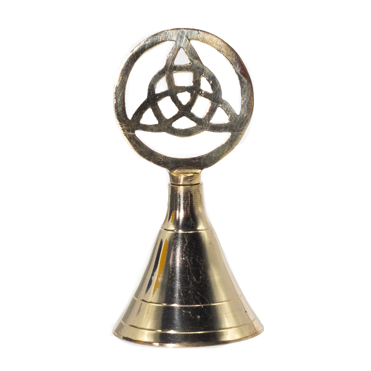 Oltárny mosadzný zvonček – triquetra